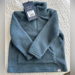 Me and Henry Sherpa blue pullover